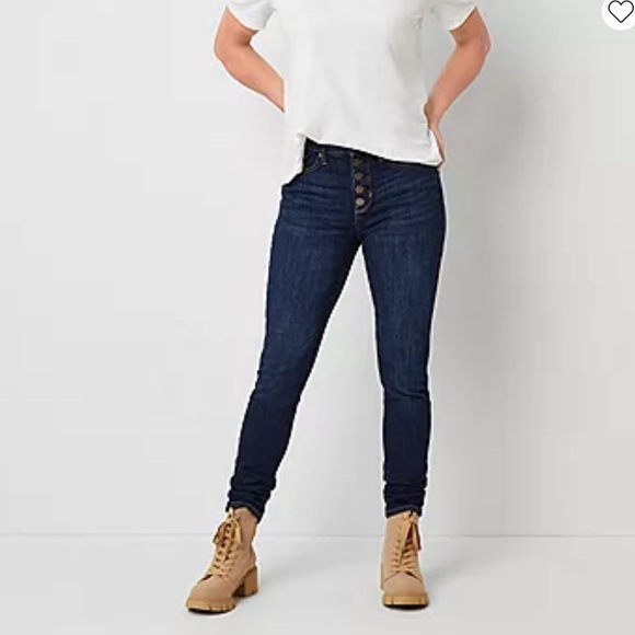 Abercrombie & Fitch Denim - Fabulous Gold Buttoned Fly High Rise Stretch Jeans Abercrombie & Fitch🔥🔥🔥